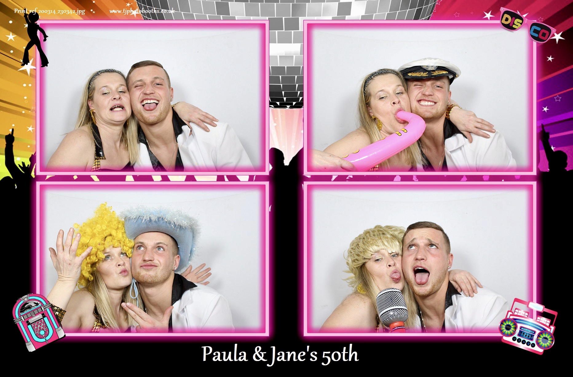 Paula & Jane's 50th | View more photos from the event at gallery.tjphotobooths.co.uk/u/TJPhotobooths/Paula-Janes-50th